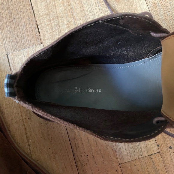 Cole Haan x Todd Snyder Chestnut Brown Suede Chukka Desert Boots Men’s Sz 10.5 - Picture 9 of 9